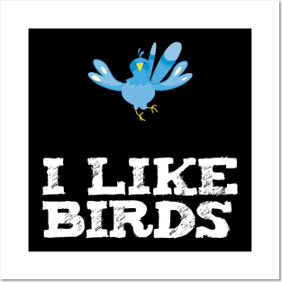 I Like Birds Posters and Art